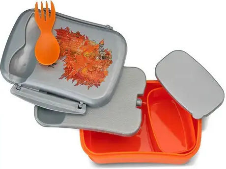 Carl Oscar Wisdom N'ice Box Plastic Kids' Food Container Orange