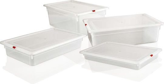 Tavă Gastronorm Polipropilenă 1/1-150 530x325x150mm 19.5lt Albă