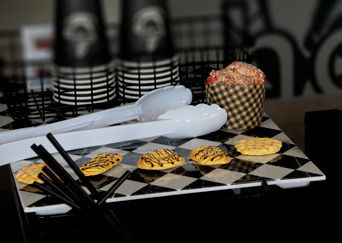 Chessboard-style Tray Melamine Raki Gn 1/1 53x32.5xh2cm