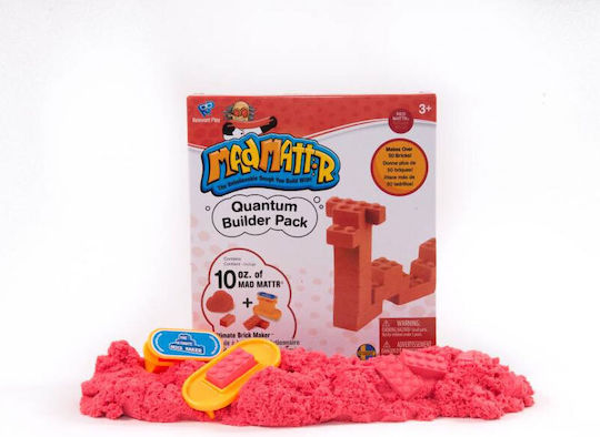 Relevant Play Παιχνίδι Κατασκευών με Άμμο Mad Mattr Quantum Builder Pack Red C02G0650045