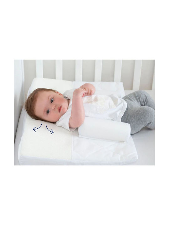 Doomoo Βρεφικό Σφηνάκι Ύπνου Baby Sleep Λευκό 30x40εκ.