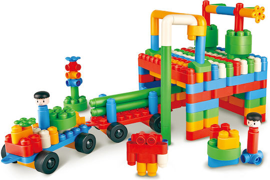 Hape Blocuri PolyM Dinosaur Paradise Kit pentru 1,5-5 ani Ani 200buc