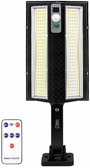 Wandmontiert Solarleuchte mit Bewegungssensor und Fernbedienung IP65