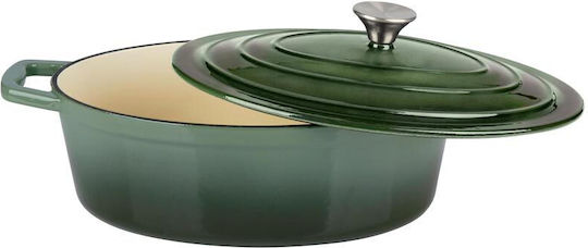 Alpina Switzerland Dutch Oven Round Made of Porcelain 33x25cm 1pcs