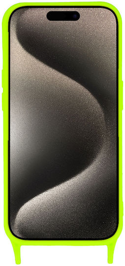 Umschlag Rückseite Silikon mit Band Mehrfarbig (iPhone 12)