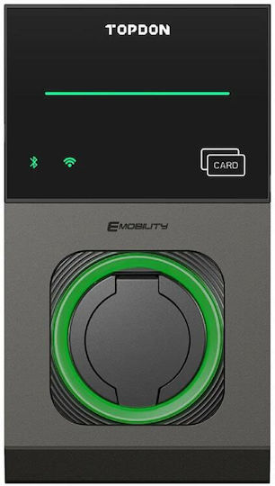 Topdon PULSEQ AC PRO Επιτοίχιος Μονοφασικός Σταθμός Φόρτισης 22kW με Ενσωματωμένο Καλώδιο Type 2 (PROSOCKET22)