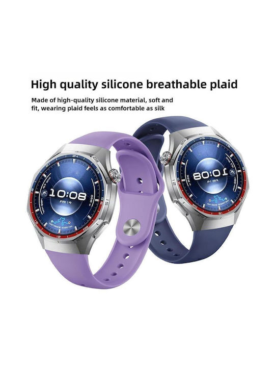 Λουράκι Ρολογιού Σιλικόνης Huawei Watch Gt 6 Pro Κόκκινο