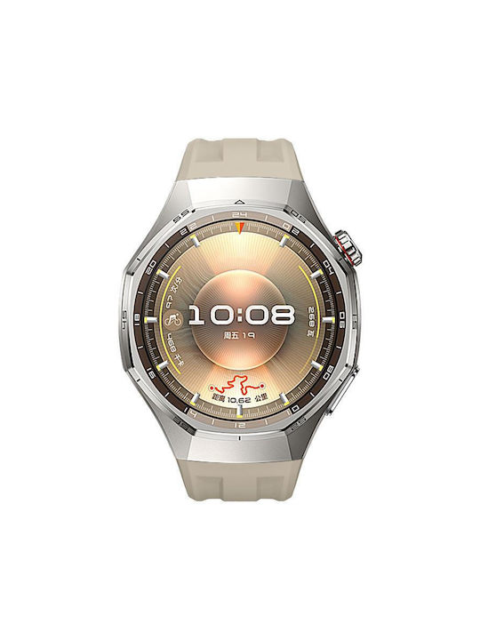 Моноцветна Каишка Силиконова Huawei Watch Gt 6 Pro Сива
