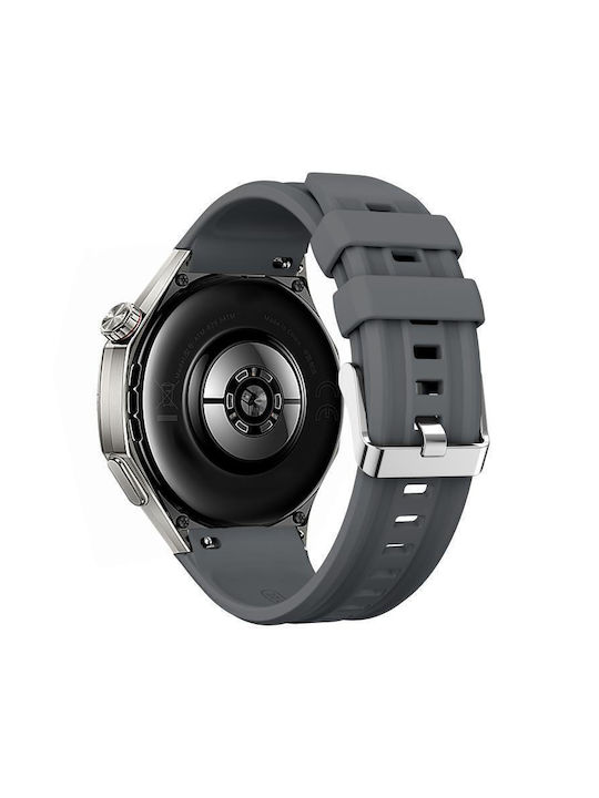 Einfarbiges Silikonarmband Für Huawei Watch Gt 6 Pro Dunkelgrau Einfarbiges Silikonarmband Für Huawei Watch Gt 6 Pro Dunkelgrau