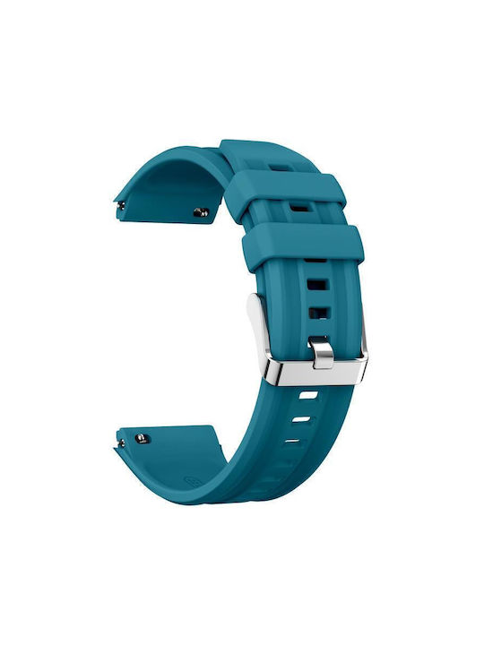 Einfarbiges Silikonarmband Für Huawei Watch Gt 6 Pro Blau