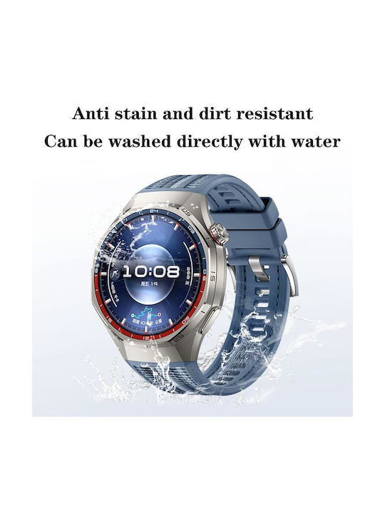 Кайшка Плетена Силиконова с Ключалка Huawei Watch Gt 6 Pro Черна