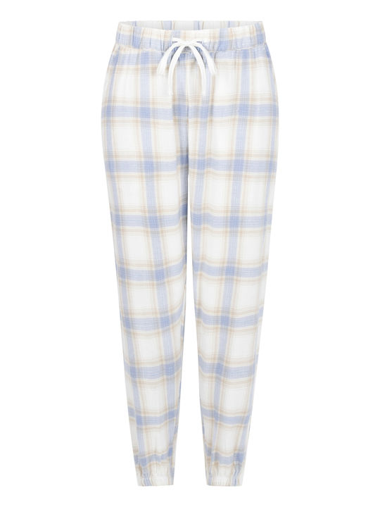 Hunkemöller Winter Damen Pyjama-Hose Blau