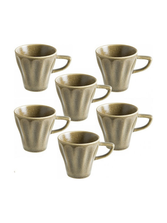 Bonna Raw Cană Espresso Din porțelan Bej 70ml