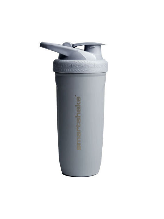 Shaker Πρωτεΐνης 900ml Ανοξείδωτο Γκρι