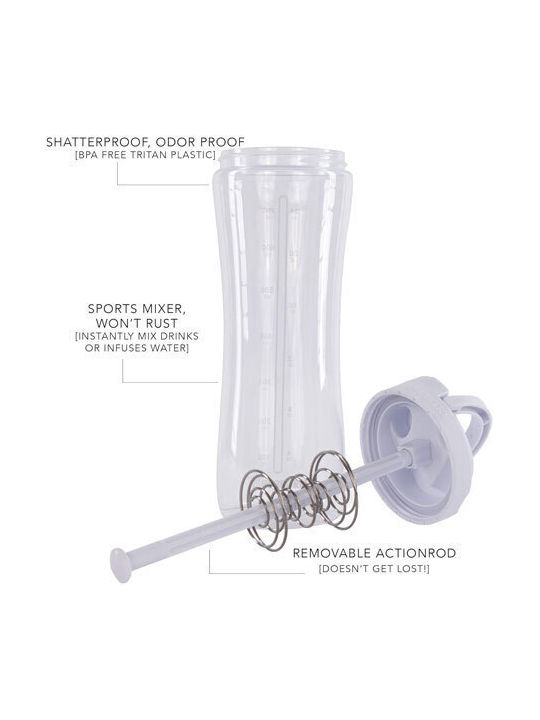 Performa Shaker Πρωτεΐνης 700ml Πλαστικό Λευκό