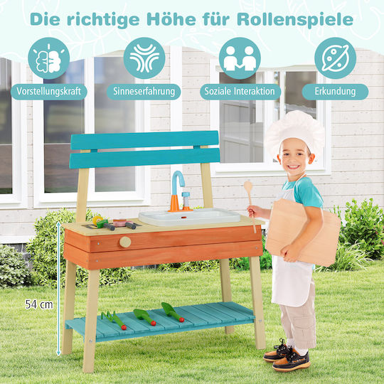 Costway Kinderküche aus Holz