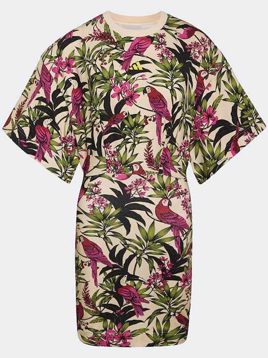 Dress Summer Athletic T-Shirt Short Sleeve Multicolour