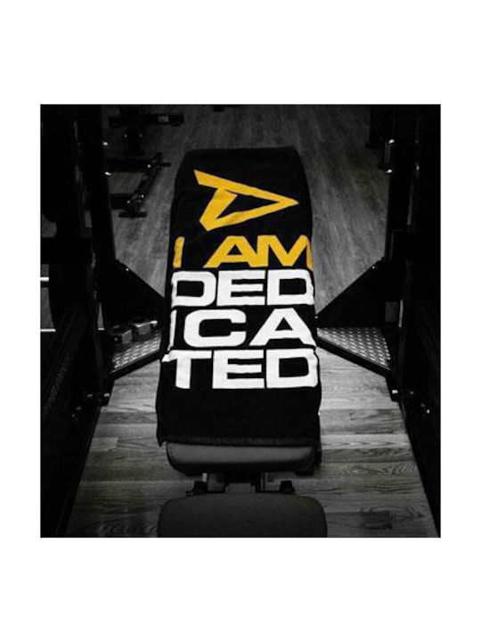 Dedicated Nutrition Black Gym Towel 100x50cm