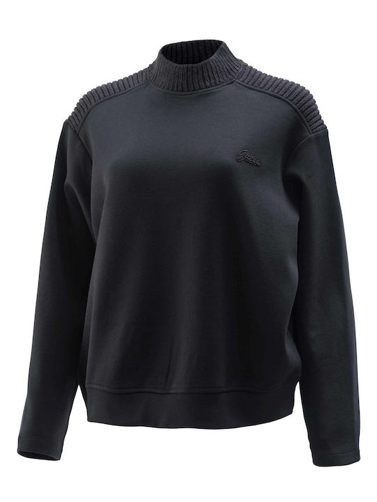 Women's Long Sleeve Sweater Cotton Black