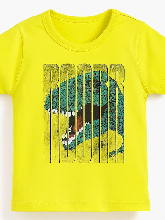 Ifba Kinderoberteile Gelbes T-Shirt
