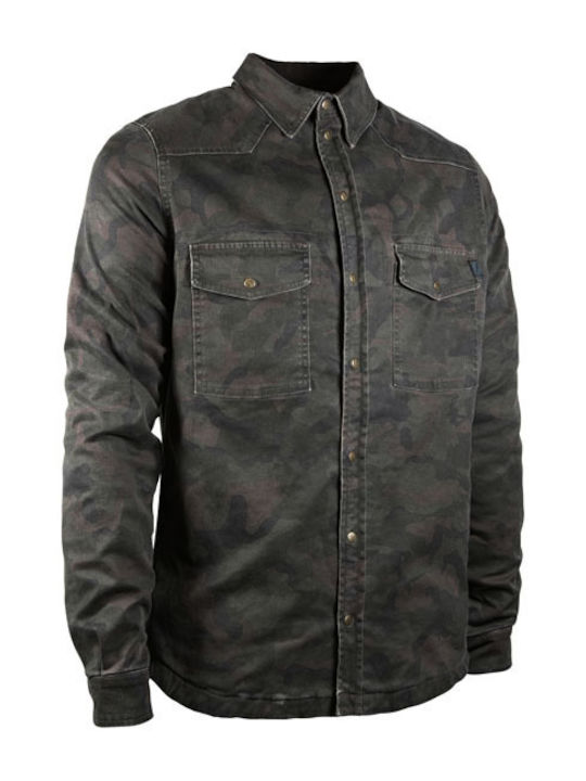 John Doe Motoshirt Χειμερινό Ανδρικό Μπουφάν Μηχανής Camouflage