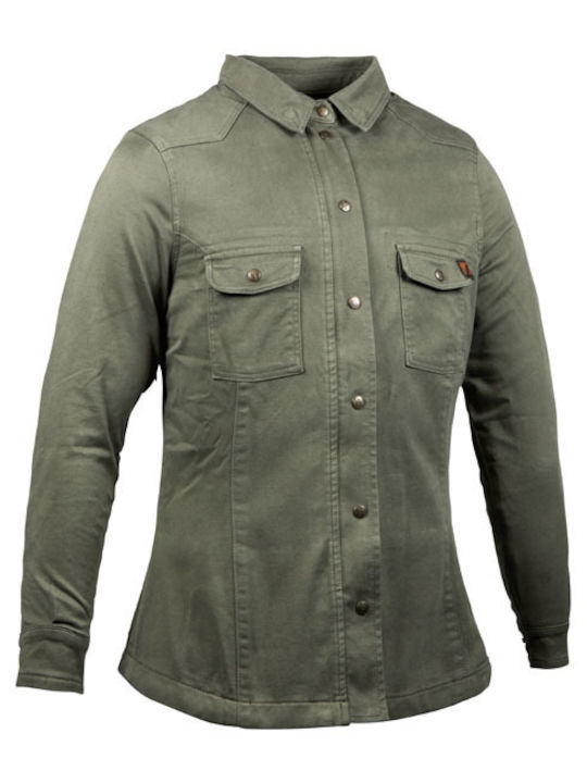 John Doe Motoshirt Дамско Мотоциклетно яке Olive