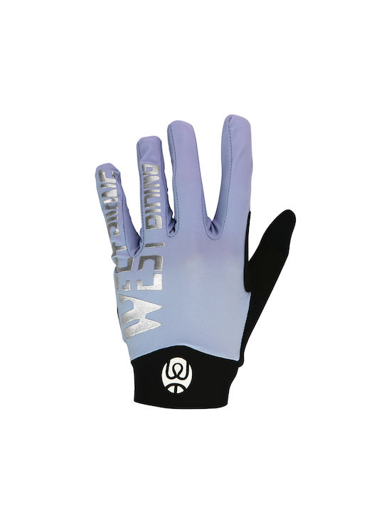 Fahrradhandschuhe Mit Touch-Funktion Nicht Rutschende Handfläche West Biking XS Blaue