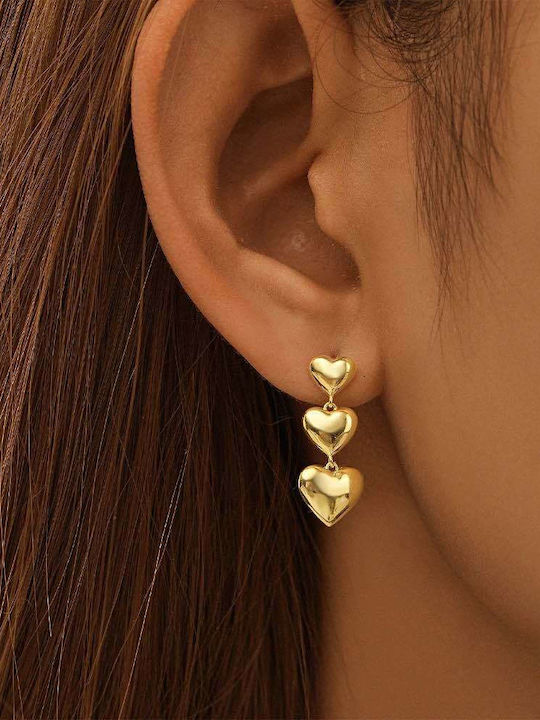 Awear Earrings made of Steel Gold Plated
