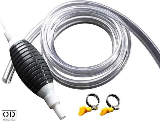 Pompă Manuală Pentru Extracție Transfer Lichide Apă Benzină Motorină Vin Țuică Prună Etc Dimensiune 3 Metri Negru PVC Original Deals