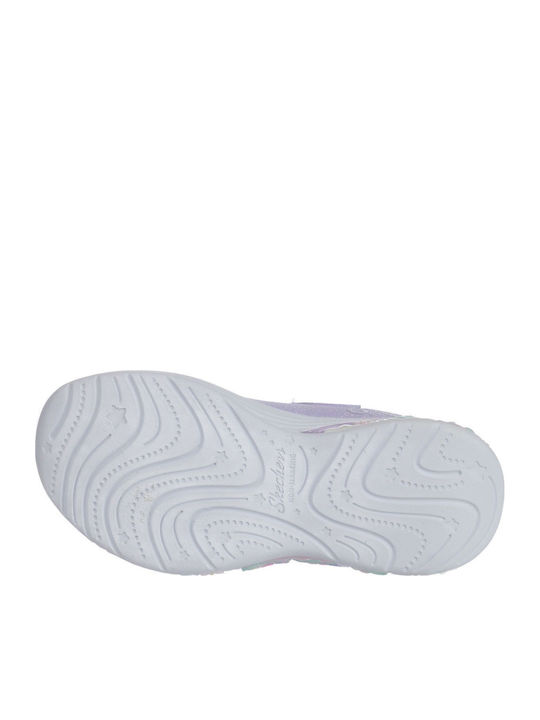 Kids Sneakers with Scratch Purple