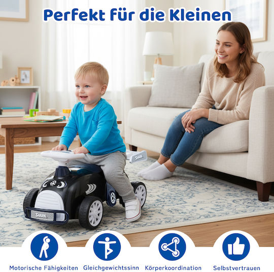 Costway Baby Walker Car Ride On for 36++ Months TQ10436SK Black