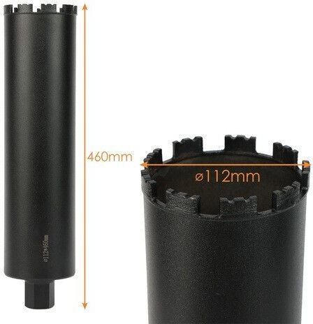 Burghie diamantată Găuritoare Tăiere uscată cu diametru între 3mm și 112mm pentru Beton și Gresie