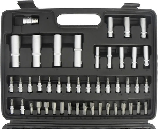Set de chei tubulare și clichet 1\2" & 1\4" 108buc