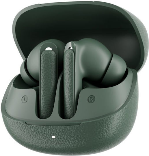 QCY HT15 Buds ANC Bluetooth Handsfree Ακουστικά με Αντοχή στον Ιδρώτα και Θήκη Φόρτισης Πράσινα