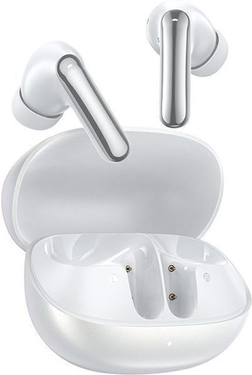 QCY MeloBuds N20 Bluetooth Handsfree Ακουστικά με Αντοχή στον Ιδρώτα και Θήκη Φόρτισης Λευκά