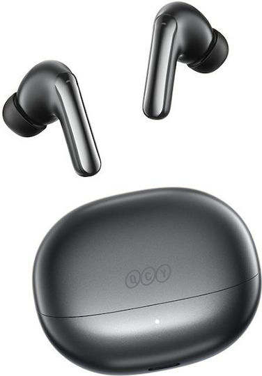 QCY MeloBuds N20 Bluetooth Handsfree Ακουστικά με Αντοχή στον Ιδρώτα και Θήκη Φόρτισης Μαύρα