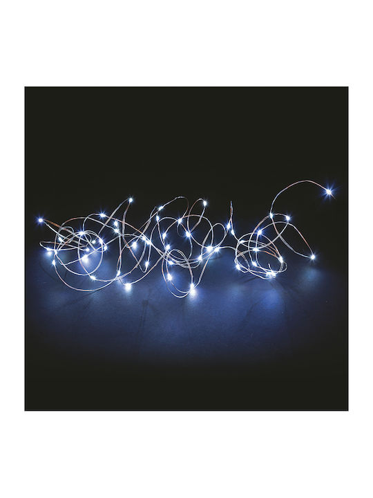 Lights LED 1m. Cold White Battery in String 1pcs