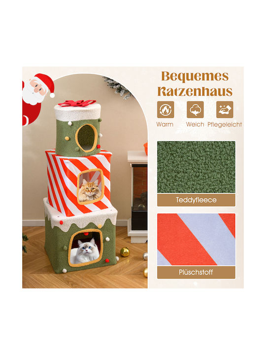 Costway Stâlp pentru zgâriat pisici Copaci pentru pisici 35x35cm