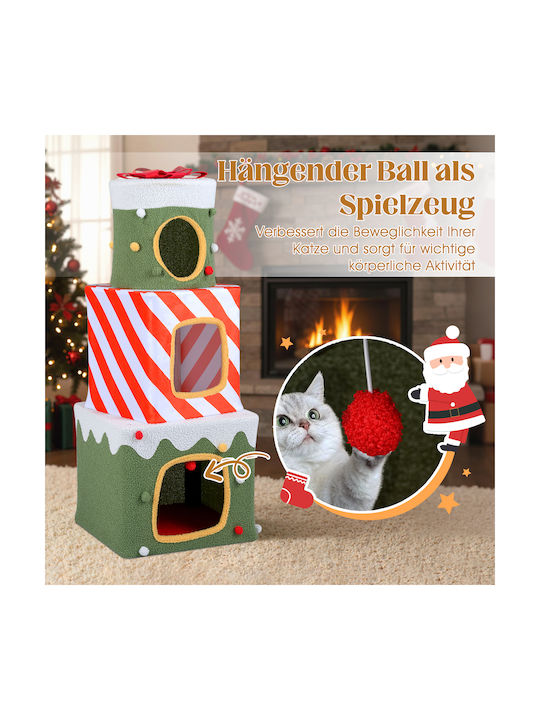 Costway Stâlp pentru zgâriat pisici Copaci pentru pisici 35x35cm
