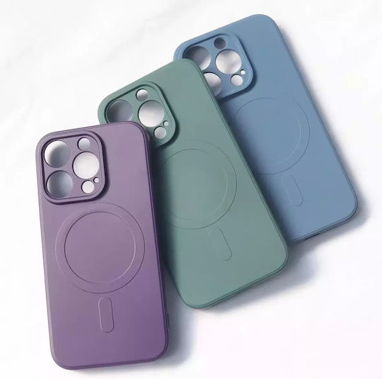Umschlag Rückseite Silikon Weiß (iPhone 13 Pro)