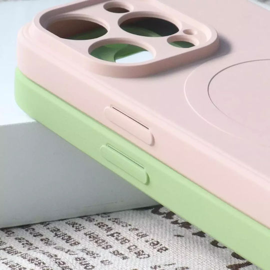 Umschlag Rückseite Silikon Weiß (iPhone 13 Pro)