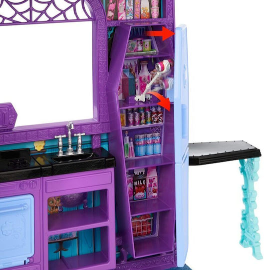 Mattel Monster High Κουκλόσπιτο με Έπιπλα