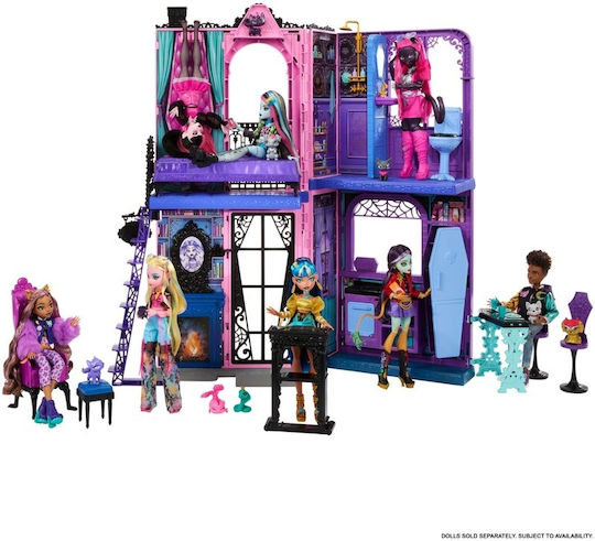 Mattel Monster High Κουκλόσπιτο με Έπιπλα