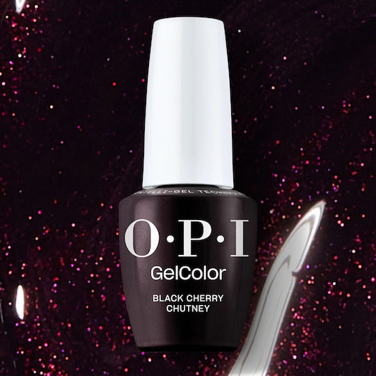 OPI Гланцов Дълготраен Лак За Нокти Черна Череша Chutney 15ml