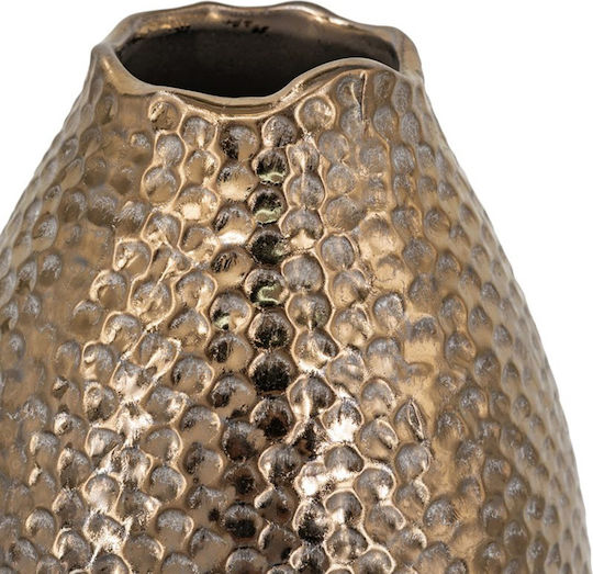 Artekko Decorative Vase Lidded Gold 18x18x32cm