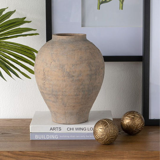 Artekko Decorative Vase Orange 24x24x28cm