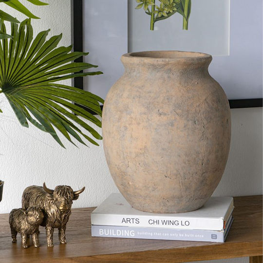 Artekko Decorative Vase Orange 27x27x33cm