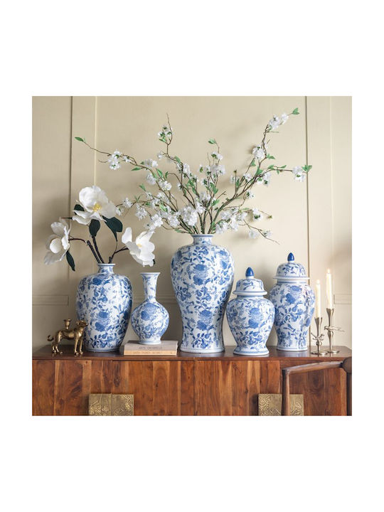 Artekko Decorative Vase Melania White 24.5x24.5x44cm