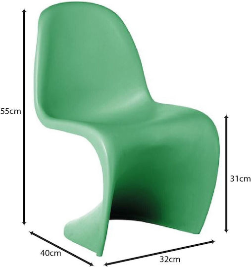 Kinderstühle Blend Kid Grüne EК993 32x40x55cm