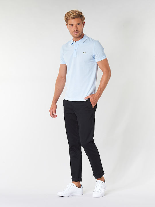 Polo Short Sleeve Blouse Light Blue